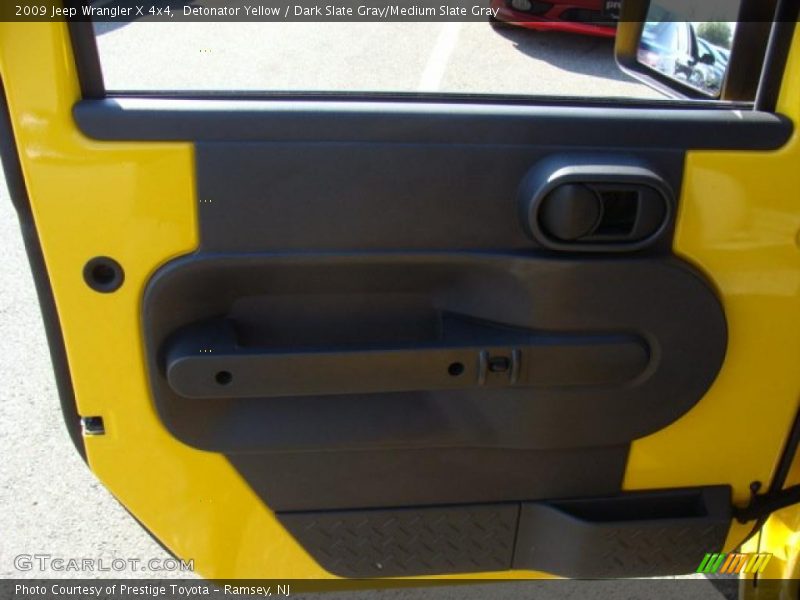 Detonator Yellow / Dark Slate Gray/Medium Slate Gray 2009 Jeep Wrangler X 4x4
