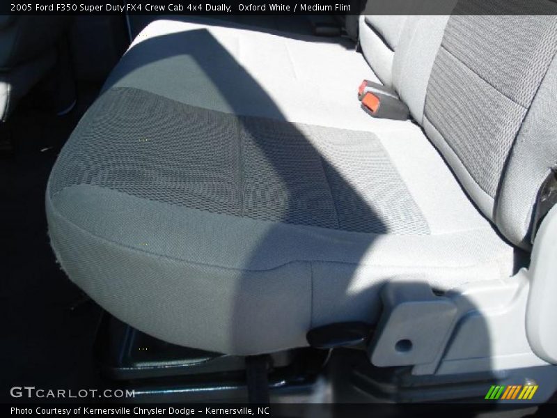 Oxford White / Medium Flint 2005 Ford F350 Super Duty FX4 Crew Cab 4x4 Dually