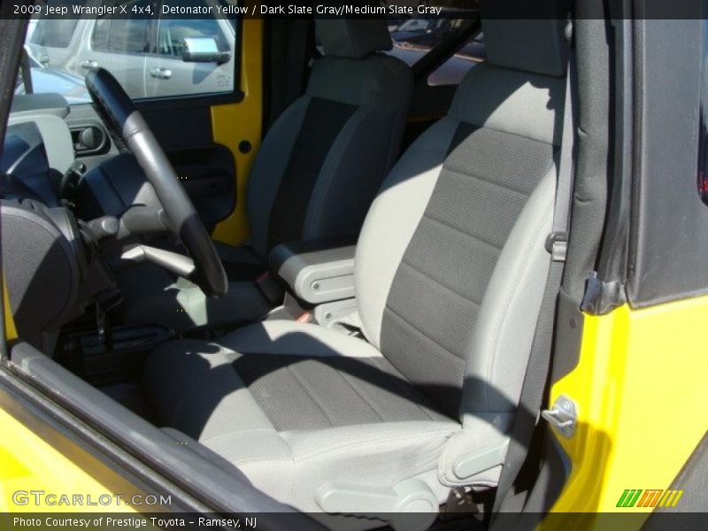 Detonator Yellow / Dark Slate Gray/Medium Slate Gray 2009 Jeep Wrangler X 4x4