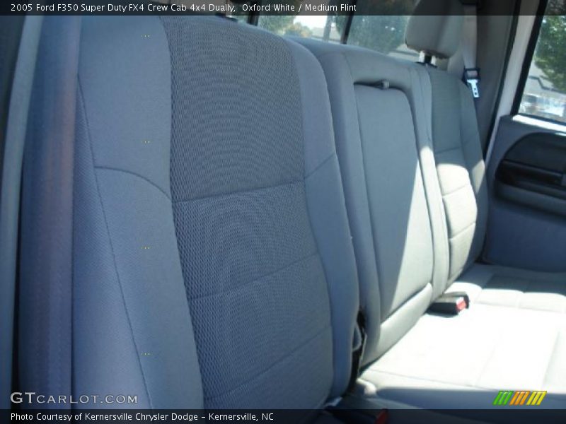 Oxford White / Medium Flint 2005 Ford F350 Super Duty FX4 Crew Cab 4x4 Dually