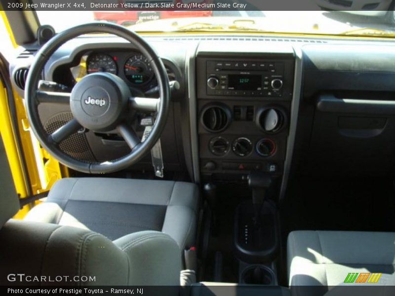Detonator Yellow / Dark Slate Gray/Medium Slate Gray 2009 Jeep Wrangler X 4x4