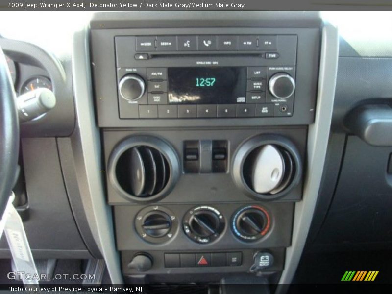 Detonator Yellow / Dark Slate Gray/Medium Slate Gray 2009 Jeep Wrangler X 4x4