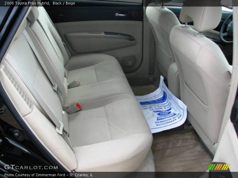 Black / Beige 2006 Toyota Prius Hybrid
