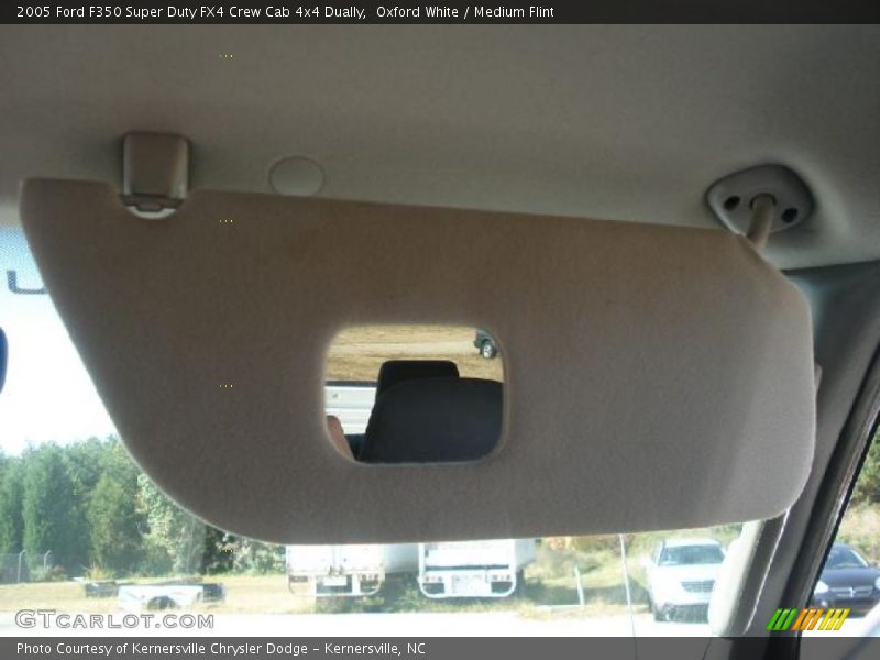 Oxford White / Medium Flint 2005 Ford F350 Super Duty FX4 Crew Cab 4x4 Dually