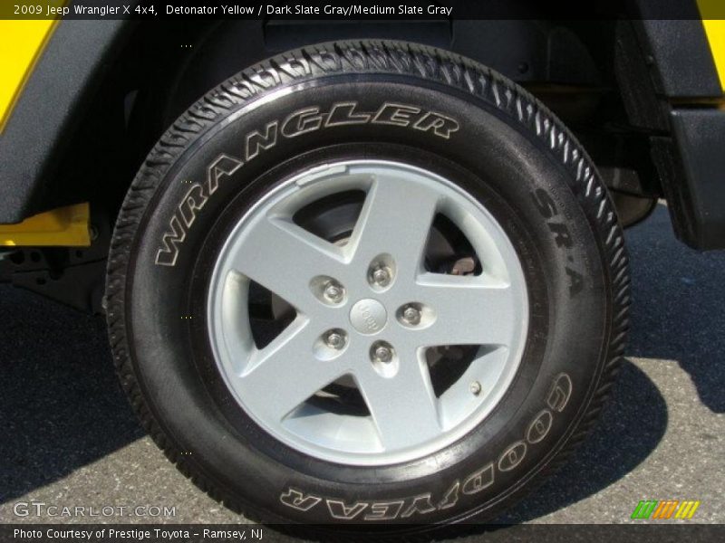 Detonator Yellow / Dark Slate Gray/Medium Slate Gray 2009 Jeep Wrangler X 4x4