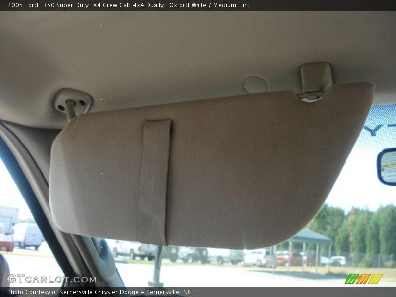 Oxford White / Medium Flint 2005 Ford F350 Super Duty FX4 Crew Cab 4x4 Dually