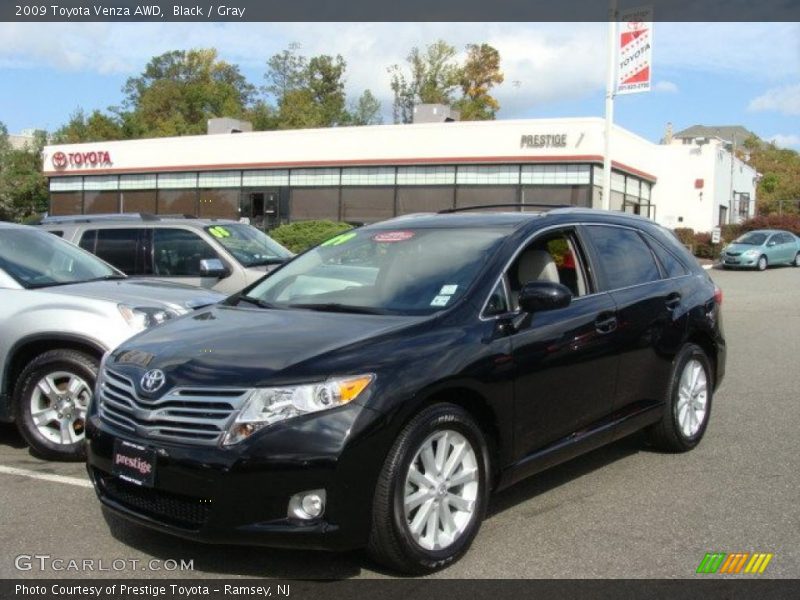 Black / Gray 2009 Toyota Venza AWD