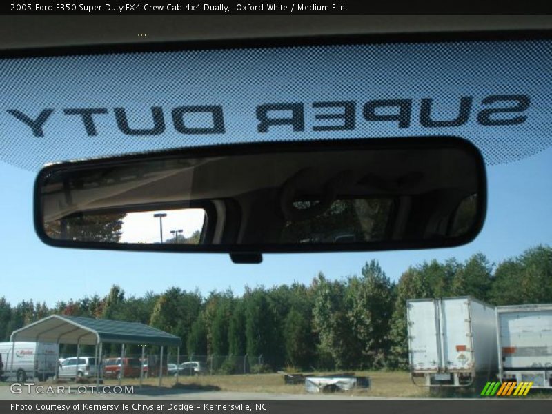 Oxford White / Medium Flint 2005 Ford F350 Super Duty FX4 Crew Cab 4x4 Dually