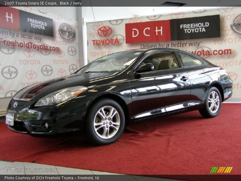 Black / Ivory 2007 Toyota Solara SE Coupe