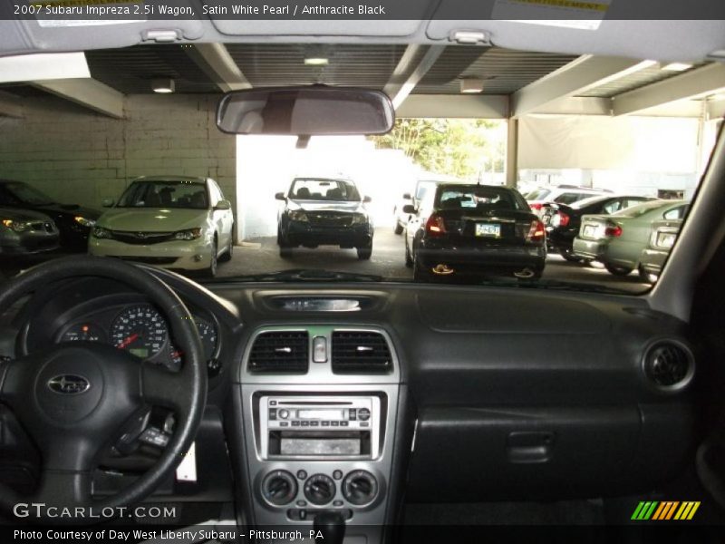 Satin White Pearl / Anthracite Black 2007 Subaru Impreza 2.5i Wagon