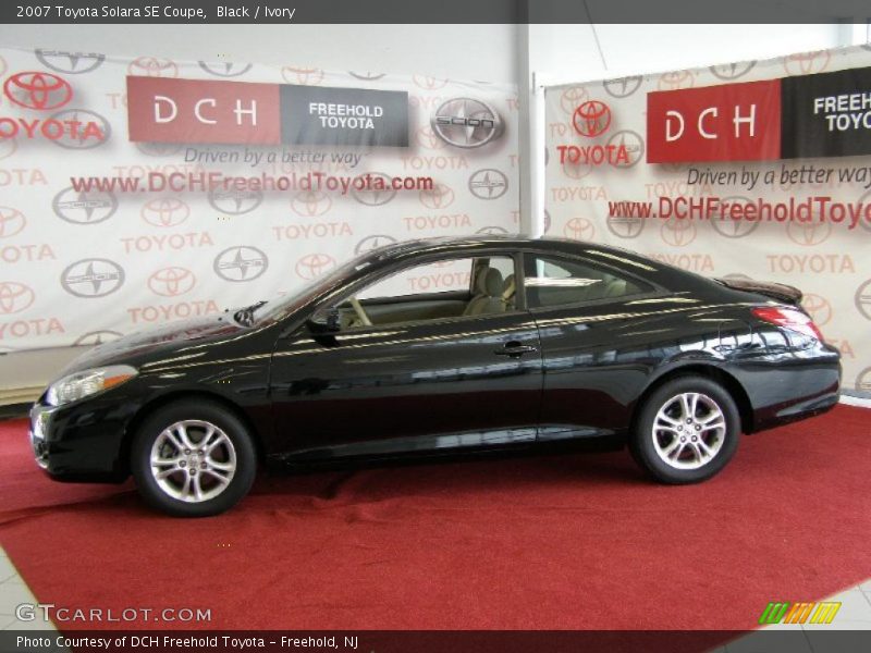 Black / Ivory 2007 Toyota Solara SE Coupe
