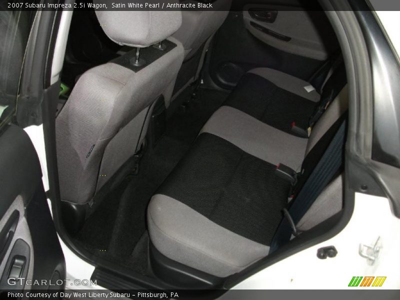 Satin White Pearl / Anthracite Black 2007 Subaru Impreza 2.5i Wagon