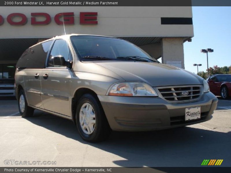 Harvest Gold Metallic / Medium Parchment 2000 Ford Windstar LX