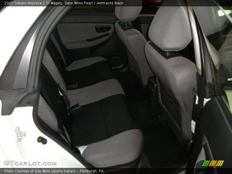 Satin White Pearl / Anthracite Black 2007 Subaru Impreza 2.5i Wagon