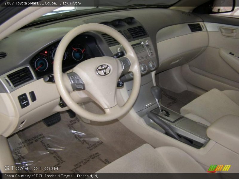 Black / Ivory 2007 Toyota Solara SE Coupe