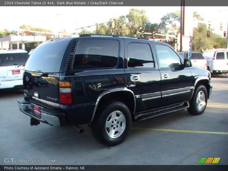 Dark Blue Metallic / Gray/Dark Charcoal 2004 Chevrolet Tahoe LS 4x4