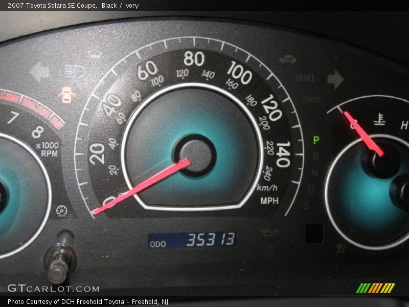 Black / Ivory 2007 Toyota Solara SE Coupe
