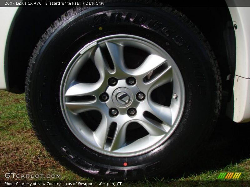 Blizzard White Pearl / Dark Gray 2007 Lexus GX 470