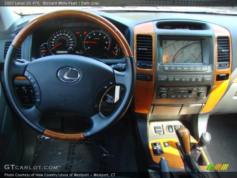 Blizzard White Pearl / Dark Gray 2007 Lexus GX 470
