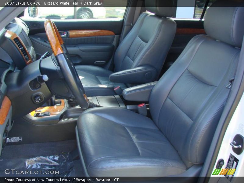 Blizzard White Pearl / Dark Gray 2007 Lexus GX 470