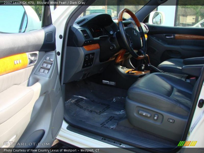 Blizzard White Pearl / Dark Gray 2007 Lexus GX 470