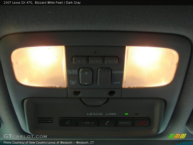 Blizzard White Pearl / Dark Gray 2007 Lexus GX 470