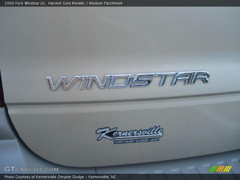 Harvest Gold Metallic / Medium Parchment 2000 Ford Windstar LX