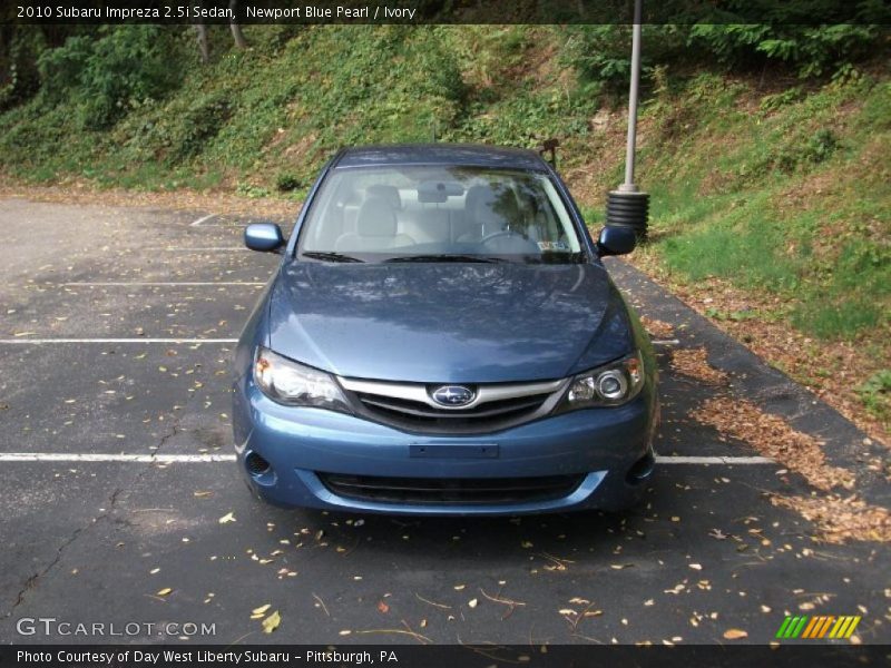 Newport Blue Pearl / Ivory 2010 Subaru Impreza 2.5i Sedan