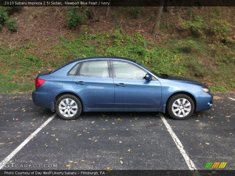 Newport Blue Pearl / Ivory 2010 Subaru Impreza 2.5i Sedan