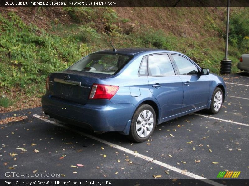 Newport Blue Pearl / Ivory 2010 Subaru Impreza 2.5i Sedan