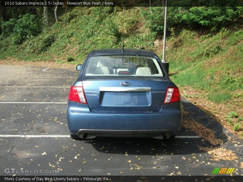 Newport Blue Pearl / Ivory 2010 Subaru Impreza 2.5i Sedan