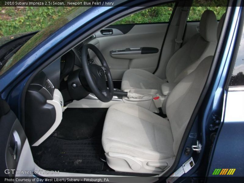 Newport Blue Pearl / Ivory 2010 Subaru Impreza 2.5i Sedan