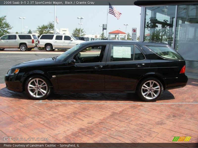 Black / Granite Gray 2006 Saab 9-5 2.3T SportCombi Wagon