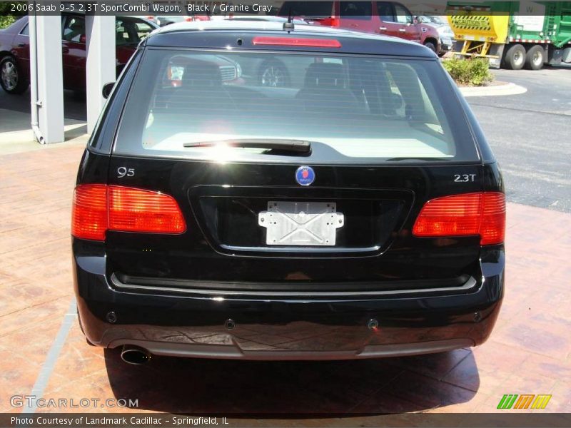Black / Granite Gray 2006 Saab 9-5 2.3T SportCombi Wagon