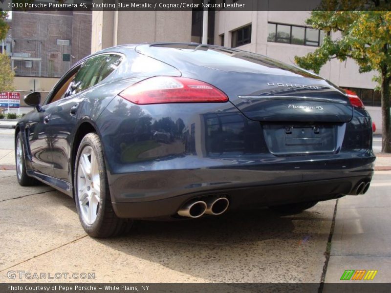 Yachting Blue Metallic / Cognac/Cedar Natural Leather 2010 Porsche Panamera 4S