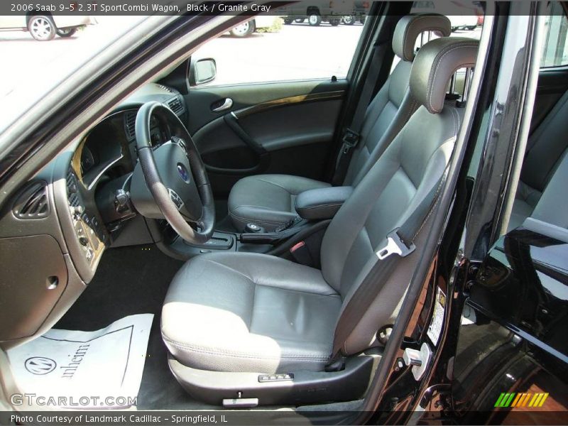Black / Granite Gray 2006 Saab 9-5 2.3T SportCombi Wagon