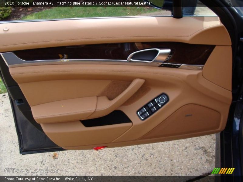 Yachting Blue Metallic / Cognac/Cedar Natural Leather 2010 Porsche Panamera 4S