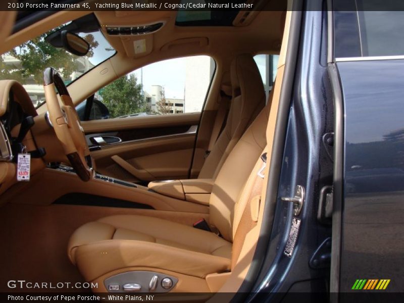 Yachting Blue Metallic / Cognac/Cedar Natural Leather 2010 Porsche Panamera 4S