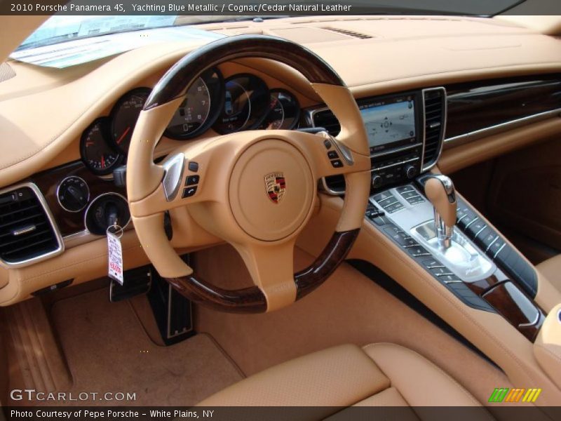 Yachting Blue Metallic / Cognac/Cedar Natural Leather 2010 Porsche Panamera 4S