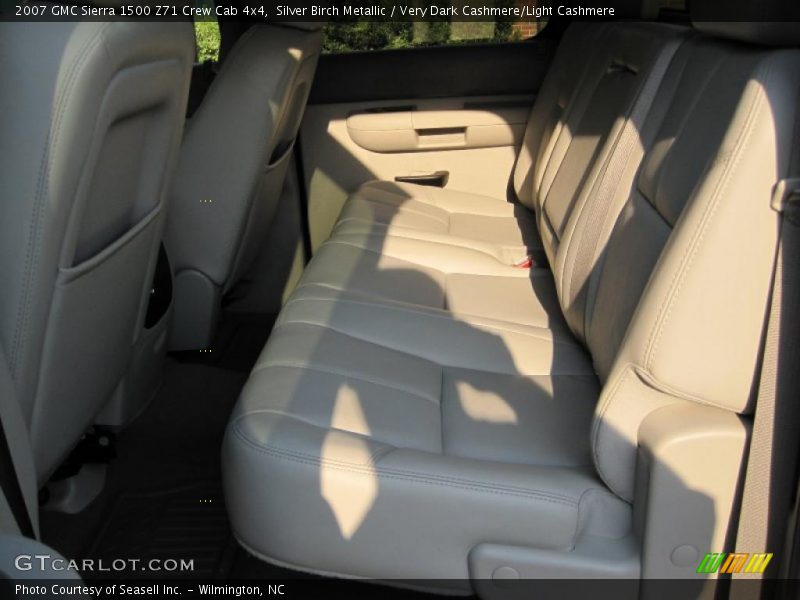 Silver Birch Metallic / Very Dark Cashmere/Light Cashmere 2007 GMC Sierra 1500 Z71 Crew Cab 4x4