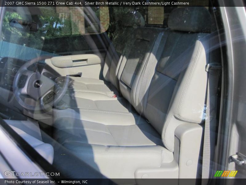 Silver Birch Metallic / Very Dark Cashmere/Light Cashmere 2007 GMC Sierra 1500 Z71 Crew Cab 4x4