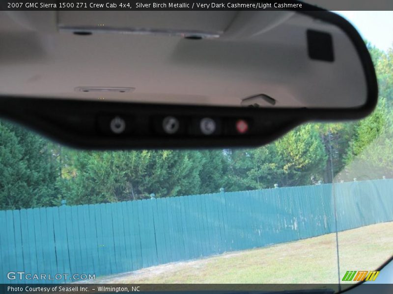 Silver Birch Metallic / Very Dark Cashmere/Light Cashmere 2007 GMC Sierra 1500 Z71 Crew Cab 4x4