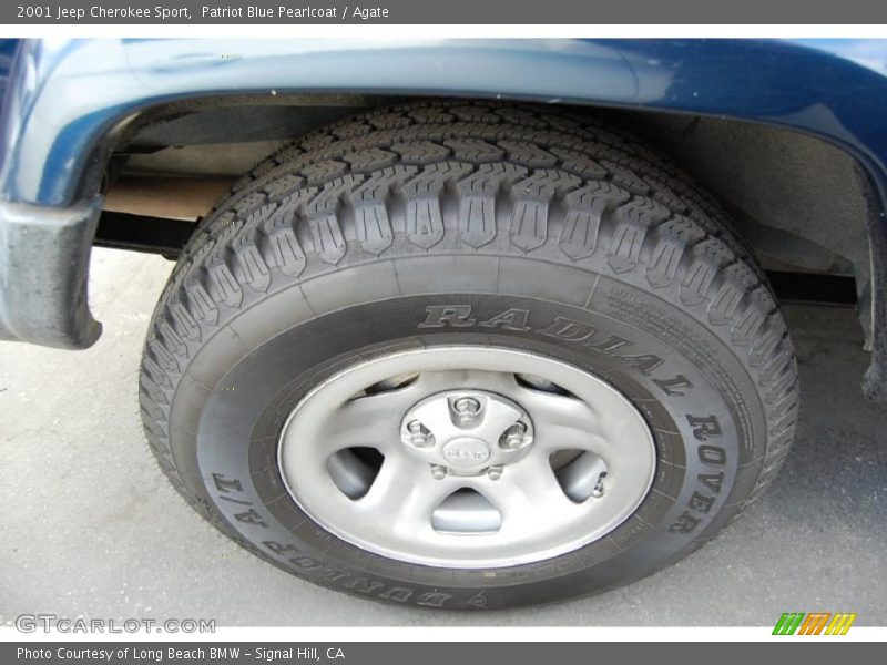 Patriot Blue Pearlcoat / Agate 2001 Jeep Cherokee Sport