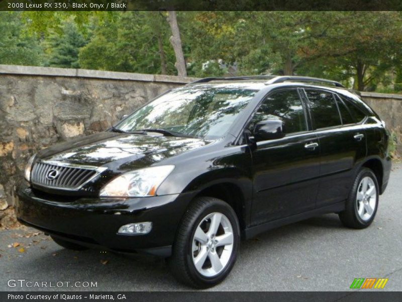 Black Onyx / Black 2008 Lexus RX 350