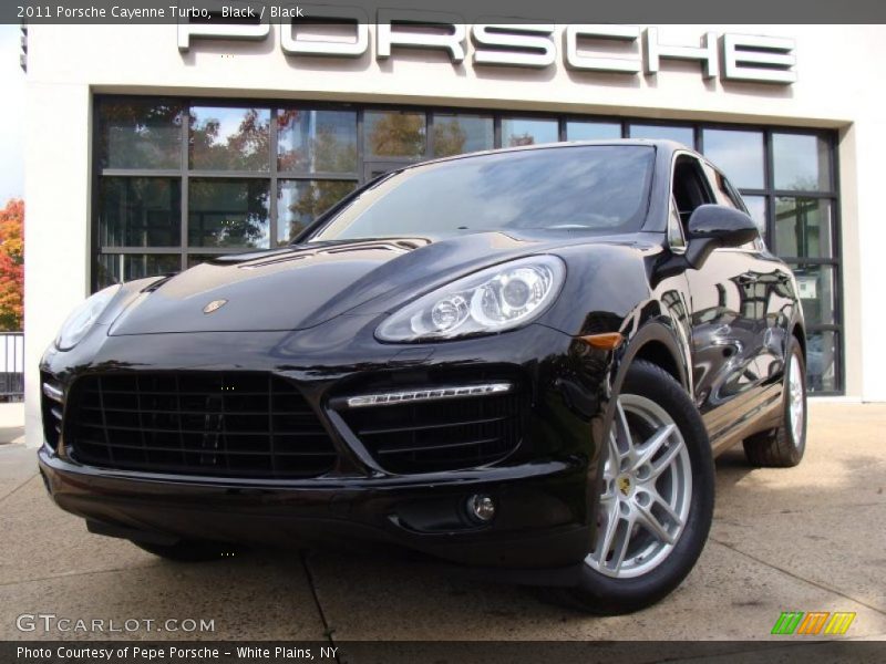 Black / Black 2011 Porsche Cayenne Turbo
