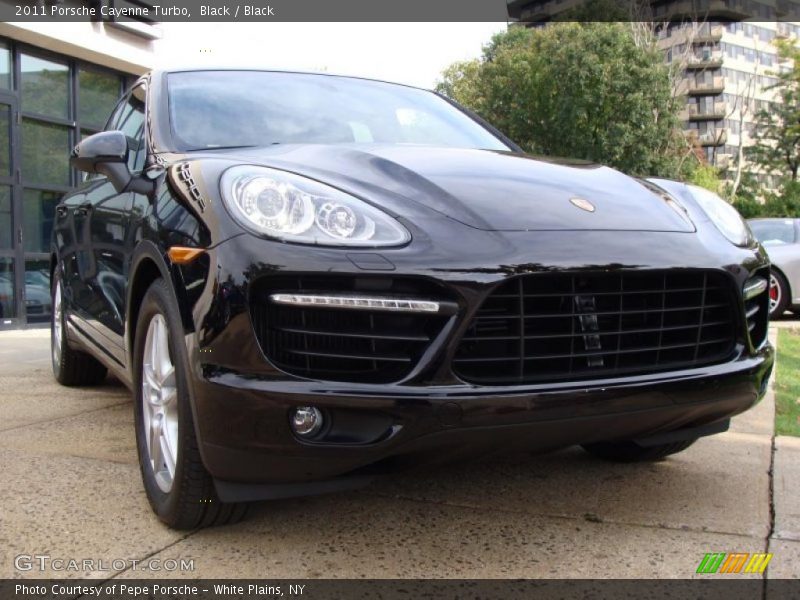 Black / Black 2011 Porsche Cayenne Turbo