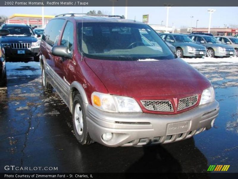 Redfire Metallic / Taupe 2002 Pontiac Montana