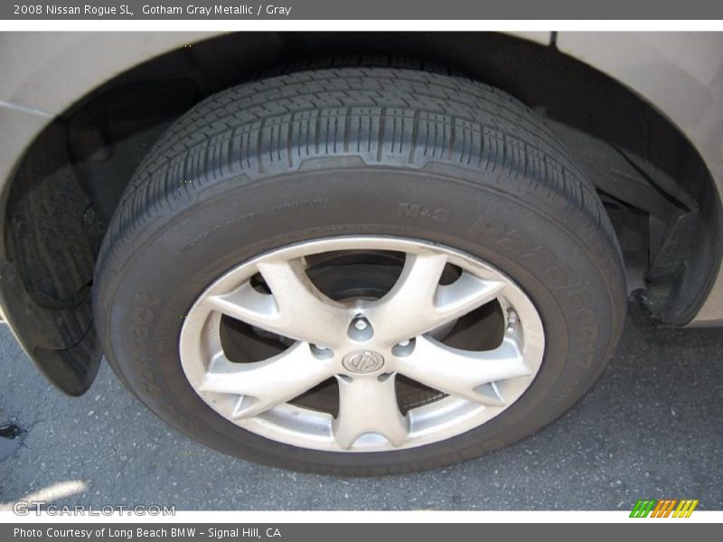 Gotham Gray Metallic / Gray 2008 Nissan Rogue SL
