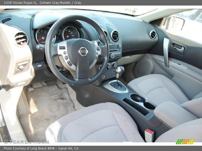 Gotham Gray Metallic / Gray 2008 Nissan Rogue SL