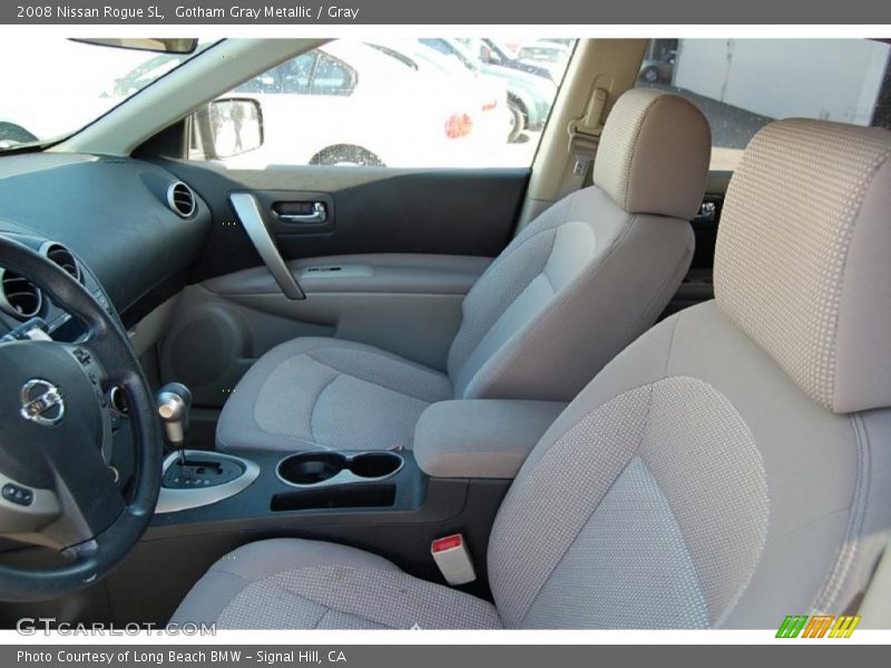 Gotham Gray Metallic / Gray 2008 Nissan Rogue SL